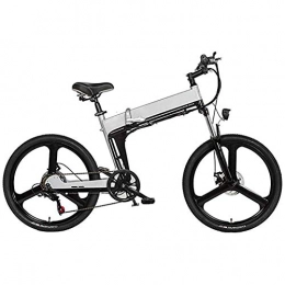 GBX Bici GBX Bici, Bici Elettrica, Mountain Bike Elettrica Pieghevole Portatile, Bici Elettrica da 24 Pollici 48V10Ah 480W Batteria Al Litio Mountain Bike Elettrica, per Ciclismo All'Aperto, 12, 8 Ah, 10Ah