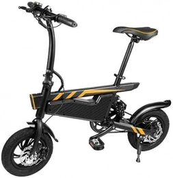 GBX Bici GBX Bici Elettrica, Mini Scooter Portatile a Due Ruote Leggero e Pieghevole in Alluminio con Pedaliera Elettrica Pieghevole per Bici Elettrica