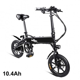 GBX Bici elettriches GBX Bicicletta Elettrica, Bicicletta Pieghevole Elettrica Bicicletta Pieghevole Portatile Regolabile Regolabile per Ciclismo per Mountain Bike in Citt, Nero