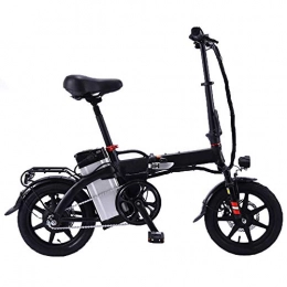 GEXING Bici GEXING Auto Elettrica Pieghevole Motore 48V350W, velocit Massima 30 km / h, Sospensione Completa del Pedale della Bicicletta e Freno a Disco (Color : Black, Size : B-(10A))