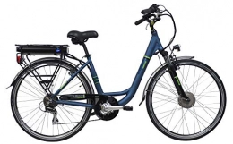 giordanoshop Bici elettriches giordanoshop Bicicletta Elettrica City Bike a Pedalata Assistita 28" 250W Denver Blu