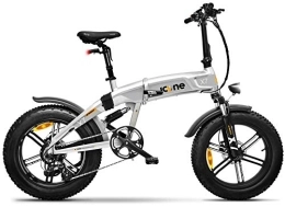 giordanoshop Bici elettriches giordanoshop Fat-Bike Bicicletta Elettrica Pieghevole a Pedalata Assistita 20" 250W Icon.E iCross X7 Stardust Silver