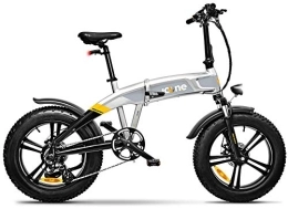 giordanoshop Bici elettriches giordanoshop Fat-Bike Bicicletta Elettrica Pieghevole a Pedalata Assistita 20" 250W Icon.E iDesert X5 Stardust Silver