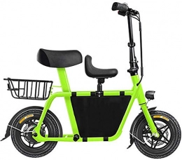 GJJSZ Bici GJJSZ Bicicletta elettrica Pieghevole, Mini Pedale per Adulti a Due Ruote per Auto elettrica Leggera e Bicicletta Pieghevole in Alluminio con Pedali per Uomini e Donne Adulti