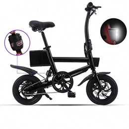 GJJSZ Bici GJJSZ Nuova Bici elettrica Pieghevole elettrica 240W motorino Elettrico ciclomotore Elettrico Leggero con Batteria al Litio 36V7.8A 3 modalità di Guida