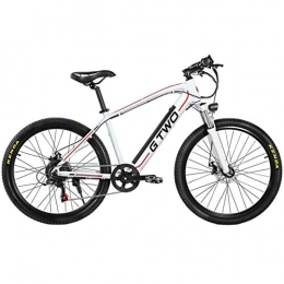 GJNWRQCY Bici GJNWRQCY Bicicletta elettrica da 27, 5 Pollici 350 W Mountain Bike 48 V 9.6 Ah Batteria al Litio Rimovibile 5 PAS Freno a Disco Anteriore e Posteriore Cambio a 27 velocità