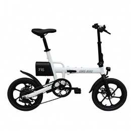 Gowell Bici Gowell Bicicletta Elettrica Pieghevole 36V 7.8AH 250W 16 inch Bici Elettriche al Lavoro Batteria Cambio Shimano 25 velocità E-Bike para Adultos, Bianca