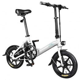 GoZheec Bici GoZheec Bicicletta Elettrica Pieghevole per Adulti D3 con 14 Pollici Pneumatici Gonfiabile, Bici Elettrica 250W Motore Lega di Allumio, velocità Massima 25km / h, Bici Pieghevole 3 modalità