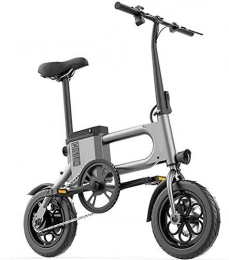 Gpzj Bici Gpzj Bicicletta elettrica Pieghevole, Mini Bici elettrica Pieghevole per Adulti Mini Pedale a Due Ruote Auto elettrica Auto Pieghevole Pieghevole e Trasporto Sport Mini Bici elettrica