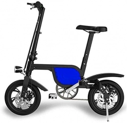 Gpzj Bici elettriches Gpzj Bicicletta elettrica Pieghevole, Pieghevole Portatile da Viaggio Batteria per Auto Mini Pedale per Adulti a Due Ruote Auto elettrica Scooter Ultraleggero Piccola Batteria per Auto Unisex