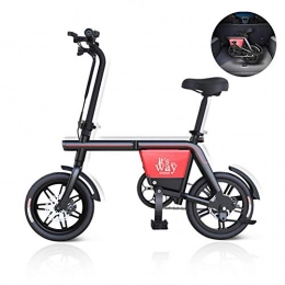 Gpzj Bici elettriches Gpzj Mini Bici elettrica da 12 Pollici in Lega di Alluminio 36V 8AH Batteria al Litio Luce Anteriore Freni a Doppio Disco Alto carico (Pieghevole)