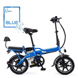 Gpzj Bici Gpzj Nuovo motorino Elettrico Pieghevole per ciclomotore Elettrico 350W Pieghevole con Batteria al Litio Rimovibile di Grande capacità 48V32A 3 modalità di Guida