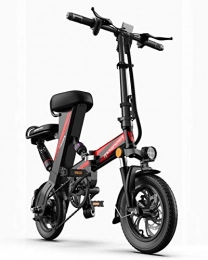 GUOJIN Bici GUOJIN Bicicletta Elettrica Pieghevole 250W Motore 48V Bicicletta Elettrica da Città per Pendolari Urbana velocità Massima 25 Km / H Autonomia 120Km, capacità di Carico 150Kg