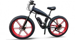 GYL Bici GYL Bicicletta elettrica Bicicletta pieghevole Fat Tire Travel Conveniente 48V14Ah 400W Potente bici elettrica 26 pollici 4.0 Fat Tire 27 velocità Adatto per donne adulte Uomo Urban, Nero