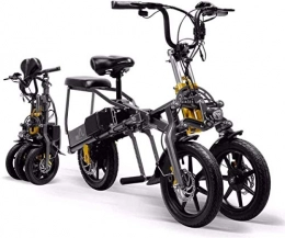 GYL Bici GYL Bicicletta elettrica Mini triciclo pieghevole portatile 48V 350W 14 pollici 15.6Ah 1 secondo triciclo elettrico di fascia alta adatto per il pendolarismo in città