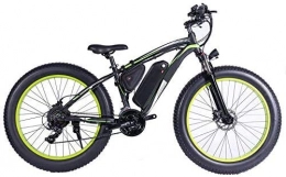 GYL Bici GYL Bicicletta Elettrica Mountain Bike Fat Tire Bike Scooter 48V 13Ah Sospensione Batteria Al Litio 1000W Adatto per Pendolarismo Città All'Aperto 26 Pollici, Nero