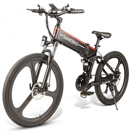 GYL Bici GYL Bicicletta Elettrica Mountain Bike Scooter Bicicletta Pieghevole Batteria Bici per Adulti 48 V 10, 4 Ah 350 W Batteria Assistenza a 21 Velocità Adatto per Spostamenti Urbani All'Aperto 26 Pollici,