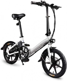 GYL Bici GYL Bicicletta elettrica pieghevole Bicicletta elettrica Scooter portatile 16 pollici Batteria al litio da 7, 8 Ah incorporata Motore a spazzole alte da 250 W Tutti e tre i metodi di guida sono adatti