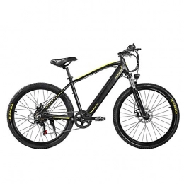 HLeoz 26" E-Bike, Bicicletta Elettrica da Città può Muoversi Batteria al Litio 48V 9.6Ah Motore 350W 7 velocità Beach Cruiser Mens Women Mountain Electric Bike Pedal Assist,Black b,UE