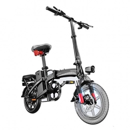 HWOEK Bici elettriches HWOEK Bici al Lavoro, Electric Bike Pieghevole 400W Batteria Rimovibile agli Ioni di Litio da 48V / 10Ah E-Bike per Adulto Unisex