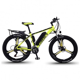 Hyuhome Bici elettriches Hyuhome Biciclette elettriche per Adulto, in Lega di magnesio Ebikes Biciclette all Terrain, 26" 36V 350W 13Ah Rimovibile agli ioni di Litio Montagna-Bici per la Mens (250W, YELLOW-13AH80KM)