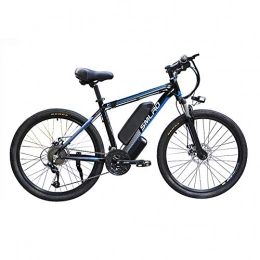 Hyuhome Bici Hyuhome Biciclette elettriche per Gli Adulti, IP54 Impermeabile 500 / 1000W Lega di Alluminio-Bici della Bicicletta 48V / 13Ah agli ioni di Litio della Bici di Montagna / Commute Ebike, Black Blue, 500W