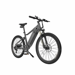 IEASE Bici elettriches IEASEddzxc Electric Bicycle C26 Electric Bicycle 250W 48V 10Ah Classical Electric Bike City Road Mountain Ebike Aluminum alloy E-bike (Color : Grey)