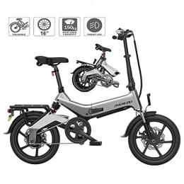 Jieer Bici JIEER Bicicletta Elettrica Pieghevole per Adulti, Scooter Elettrico, Bici Elettrica Pieghevole per Pendolari Urbani, Bicicletta Elettrica Super Leggera da 16" / Ebike per Pendolari con Motore 36V 2