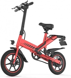 JXH Bici JXH Pieghevole Bici elettrica Pieghevole Leggero Compatto Motore brushless 3 Modi Unisex Biciclette 400W / 48V 25 km / H Cruise 60 km per Il Regalo Auto