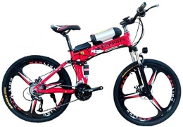 JXXU Bici JXXU 26" Elettrico off-Road Bike, Adulti 350W Brushless Motor Lega di Alluminio Electric Mountain Bike 27 velocità Removibile 36V Freni 10AH Batteria Doppio Disco con bollitore