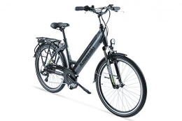 Kawasaki Bici Kawasaki XciteRC, Bicicletta Elettrica da trekking, Nero / Argento, 51 cm