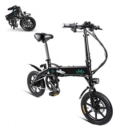 Lhlbgdz Bici Lhlbgdz Pieghevole Electric Power Assist Bicicletta Bici elettrica per Adulti 250W Motore brushless da 14 Pollici 36V 7.8AH, Nero