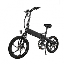 LILIJIA Bici LILIJIA Bicicletta Pieghevole Elettrica in Lega Alluminio 20 Pollici 48v10ah Scooter Ciclomotore Pieghevole Batteria al Litio Nascosta e Bici, per Spostamenti in Città Outdoor Ciclismo, Nero