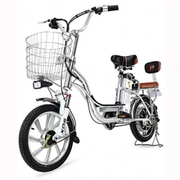 LILIJIA Bici LILIJIA Biciclette Elettriche Pieghevoli 240 W Montagna per Adulti, 12 / 20"48 V / 12 Ah Batteria agli Ioni Litio Permute Bicicletta Elettrica Genitore-Bambino, capacità Carico 120 kg, 48V20inch55km