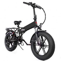 LILIJIA Bici elettriches LILIJIA Mountain 20 '' Pneumatico 500w Bicicletta Elettrica in Alluminio con Pedale per Adulti e Ragazzi, 48V 12.5Ah Batteria al Litio Ad Alta capacità Sport Ciclismo All'aperto Viaggi, Nero