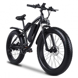 LIU Bici LIU Bici elettrica 1000W for Adulti 48V 17Ah Bicicletta elettrica Bike Mountain Bike da 26 Pollici Pneumatici Grassi Impermeabili Bike elettrica Impermeabile 28 mph