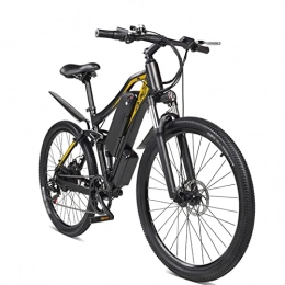 LIU Bici elettriches LIU Bici elettrica 500W per Adulti Mountain Ebike Snow Bicycle Sport Beach Cycling 48V 17Ah Bici elettrica in Lega di Alluminio (Colore : Nero)