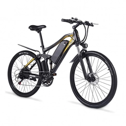 LIU Bici elettriches LIU Bicicletta elettrica 27, 5 Pollici Pneumatico 500W Mountain E-Bike Adulto Bici 48V 17Ah Urban Bike (Colore : M60 wtth Two Battery)