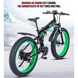 LIU Bici elettriches LIU Bicicletta elettrica ebike 48V1000W Bici elettrica da Montagna Bici elettrica Pieghevole 4.0 Pneumatico Grasso Spiaggia Bicicletta elettrica Neve Bici da Neve