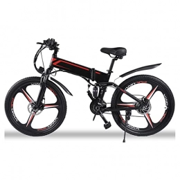 LIU Bici elettriches LIU Bicicletta elettrica Pieghevole per Adulti 250W / 500W / 1000W Motore 48V / 12, 8Ah Batteria Rimovibile 26“ Bicicletta elettrica Snow Beach Mountain Ebike per Donne e Uomini