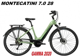 LOMBARDO BICI Bici LOMBARDO BICI MONTECATINI 7.0 Ruota 28 Active Plus 50NM Batteria Integrata 400WH Gamma 2020 (Green Wood Black Matt, 48 CM)