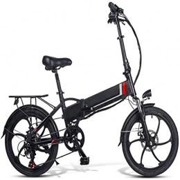 LOPP Bici LOPP Ebike e-Bike 350W Bici Elettrica Pieghevole 48V Snow Beach Bici Elettriche per Adulti Freni a Doppio Disco, 20 Pollici E-Bike City Bike Top Speed ​​30 km / h, 3 Modalità di Equitazione