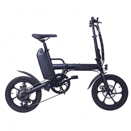 LWL Bici LWL Bicicletta elettrica pieghevole per adulti leggera 16 pollici a velocità variabile pieghevole bicicletta elettrica 250W 36V batteria al litio Ebike (Colore: Grigio)