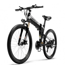 LXLTLB Bici LXLTLB 26 Pollici E-Bike Mountain Bike Adulto Grande capacità Batteria Litio 48V 10.4HA Bici Elettrica da Pieghevole Bicicletta da Montagna