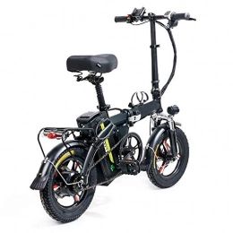 LZMXMYS Bici LZMXMYS Bici elettrica, 14" pieghevole bici elettrica, 400W Citt Commuter Ebike, batteria al litio removibile 48V 8AH / 13Ah con modalit di funzionamento Tre bicicletta elettrica for adulti e ragazz