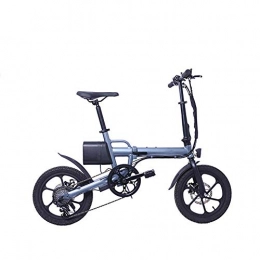 LZMXMYS Bici elettriches LZMXMYS Bici elettrica, 16" Bici elettrica, 250W Adulti elettrica Mountain Bike, 7.8AH Pieghevole Bicicletta elettrica 25KM / H con Removablelithium ioni di Litio 36V (Color : Blue)