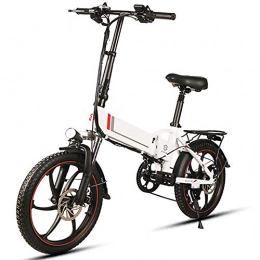 LZMXMYS Bici LZMXMYS Bici elettrica, 20 nel adulta della bicicletta elettrica pieghevole Mountain E-Bike con 48V 8AH batteria al litio e lega di alluminio Sedile posteriore a velocit variabile elettrico Corsa bic