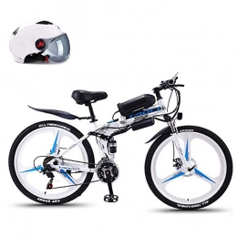 LZMXMYS Bici elettriches LZMXMYS Bici elettrica, 26" Bicicletta elettrica, 350W pieghevole biciclette, 8AH / 10AH / 13Ah montagna bicicletta elettrica, 48V agli ioni di litio, alto tenore di carbonio telaio in acciaio, 27 Vel