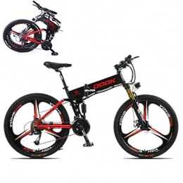 LZMXMYS Bici LZMXMYS Bici elettrica, 26-in Bicicletta pieghevole elettrica for adulti con 250W36V8A batteria al litio 27-velocit in lega di alluminio Cross-Country E-Bike con display a cristalli liquidi di carico