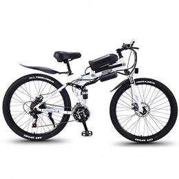 LZMXMYS Bici LZMXMYS Bici elettrica, 26 in elettrico pieghevole bici for adulti Mountain E-Bike con 350W motore 21 velocit ad alta acciaio al carbonio doppio freno a disco Citt della bicicletta for gli spostamen